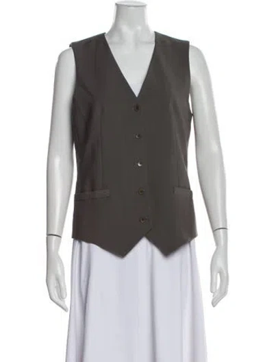 Pre-owned Tibi Vest In Gray