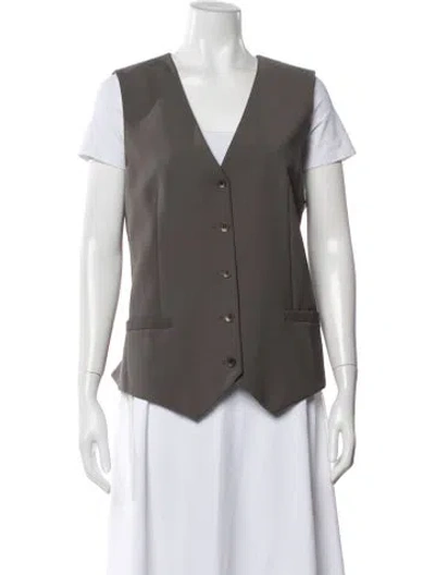 Pre-owned Tibi Vest In Gray