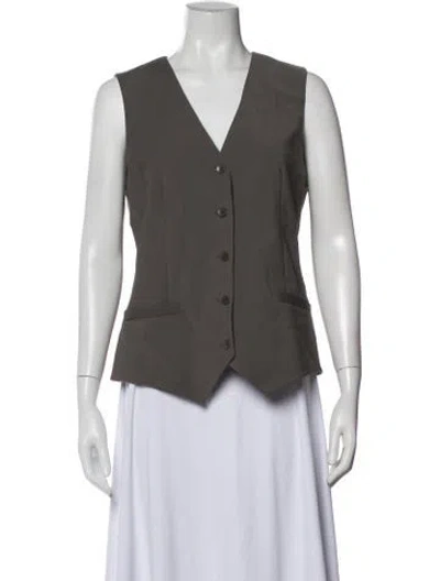 Pre-owned Tibi Vest In Grey