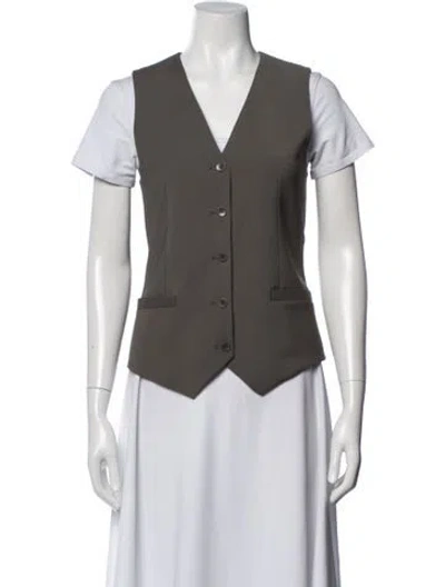 Pre-owned Tibi Vest In Grey