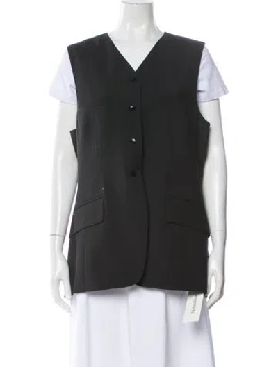 Pre-owned Tibi Vest W/ Tags In Gray