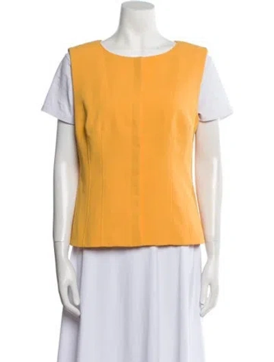 Pre-owned Tibi Vest W/ Tags In Yellow