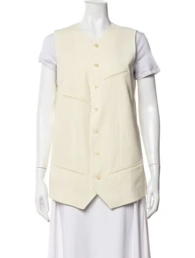 Pre-owned Tibi Vest W/ Tags In Yellow