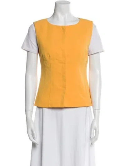 Pre-owned Tibi Vest In Yellow