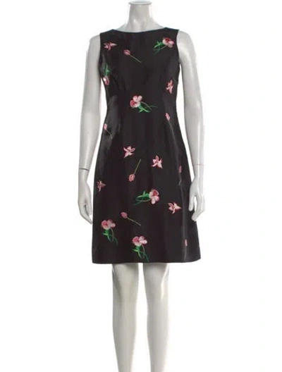 Pre-owned Tibi Vintage Mini Dress In Black