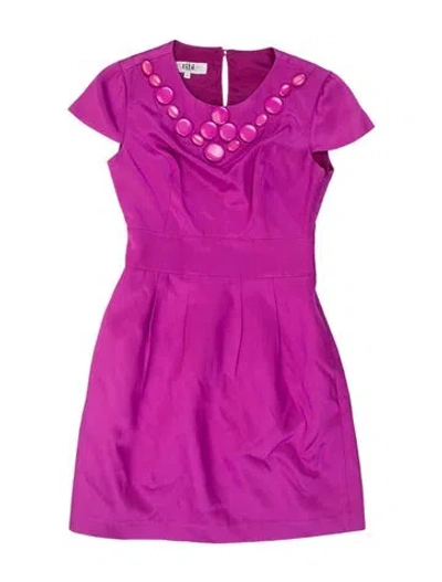 Pre-owned Tibi Vintage Mini Dress In Pink