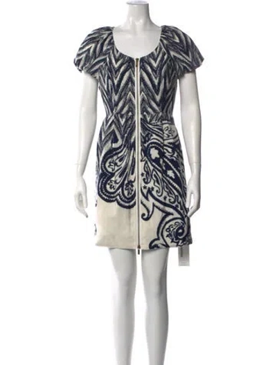 Pre-owned Tibi Vintage Mini Dress In White