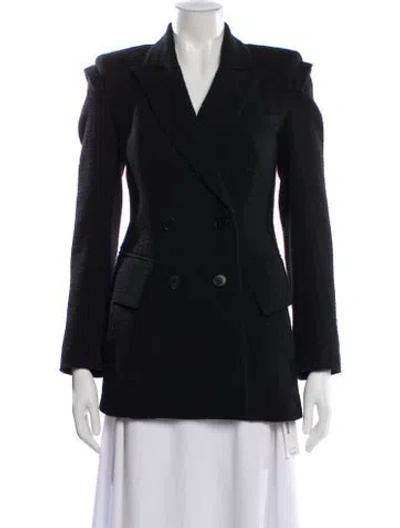 Pre-owned Tibi Virgin Wool Blazer In Blue