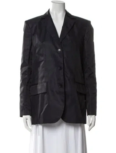 Pre-owned Tibi Virgin Wool Blazer In Gray
