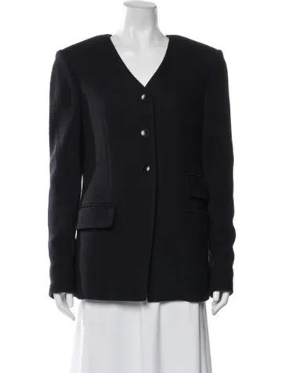 Pre-owned Tibi Virgin Wool Blazer In Gray