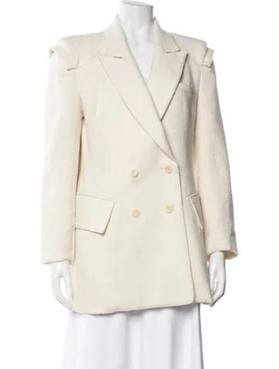 Pre-owned Tibi Virgin Wool Coat In Neutrals