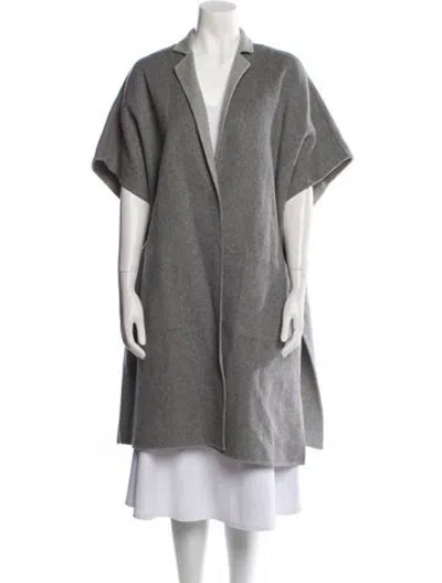 Pre-owned Tibi Virgin Wool Coat W/ Tags In Gray