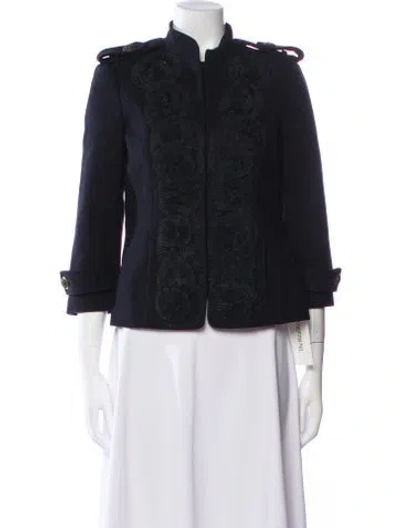 Pre-owned Tibi Virgin Wool Jacket In Black