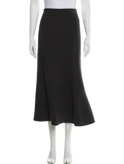 Pre-owned Tibi Virgin Wool Midi Length Skirt W/ Tags In Gray