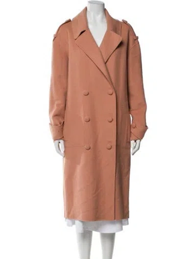 Pre-owned Tibi Virgin Wool Peacoat In Pink