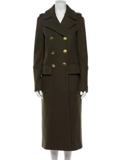 Pre-owned Tibi Virgin Wool Trench Coat In Brown