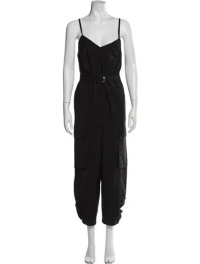 Pre-owned Tibi V-neck Jumpsuit In Blue