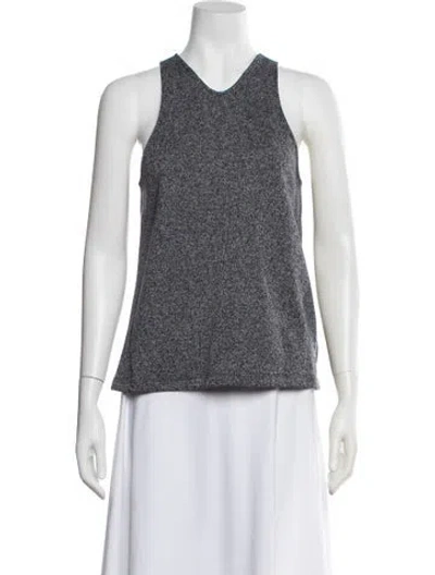 Pre-owned Tibi V-neck Sleeveless Top W/ Tags In Blue