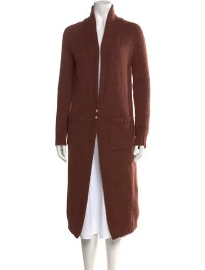 Pre-owned Tibi V-neck Sweater In Brown