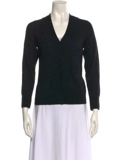 Pre-owned Tibi V-neck Sweater W/ Tags In Black