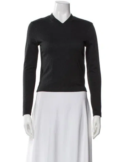 Pre-owned Tibi V-neck Sweater W/ Tags In Gray