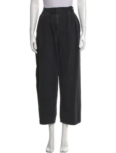 Pre-owned Tibi Wide Leg Pants In Black