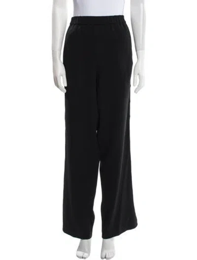 Pre-owned Tibi Wide Leg Pants In Black