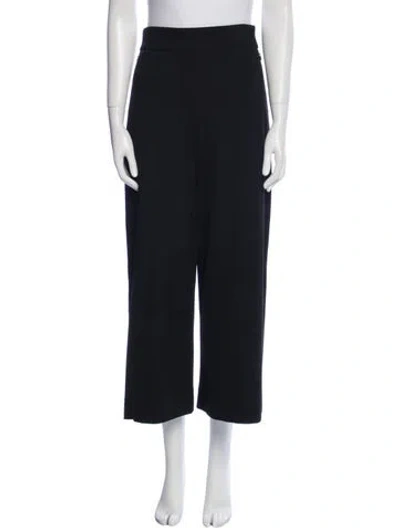 Pre-owned Tibi Wide Leg Pants In Black
