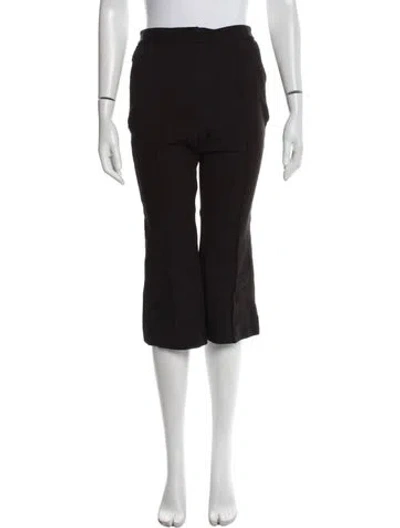 Pre-owned Tibi Wide Leg Pants In Black
