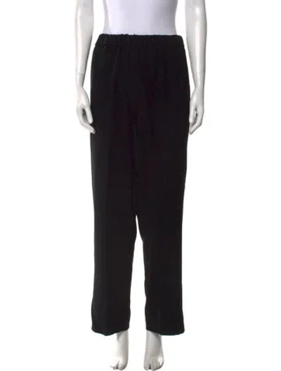 Pre-owned Tibi Wide Leg Pants In Black