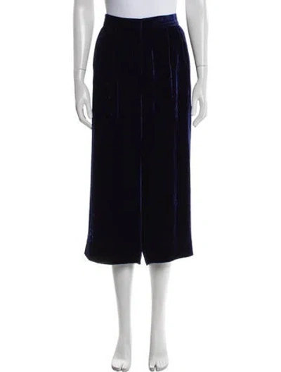 Pre-owned Tibi Wide Leg Pants In Black