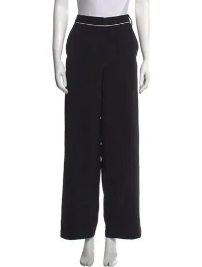 Pre-owned Tibi Wide Leg Pants In Black