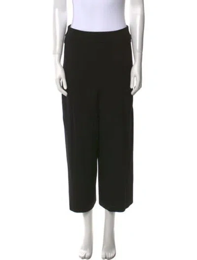 Pre-owned Tibi Wide Leg Pants In Black