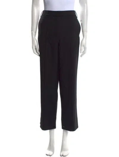 Pre-owned Tibi Wide Leg Pants In Black