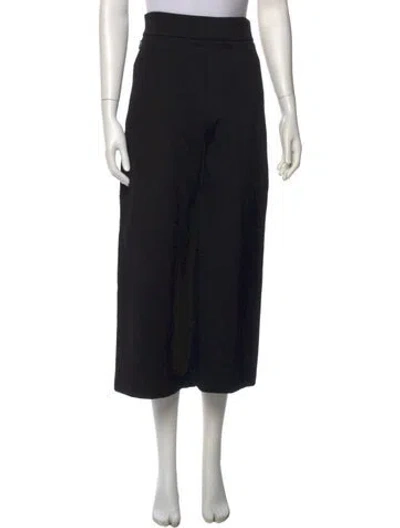 Pre-owned Tibi Wide Leg Pants In Black