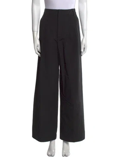 Pre-owned Tibi Wide Leg Pants In Black