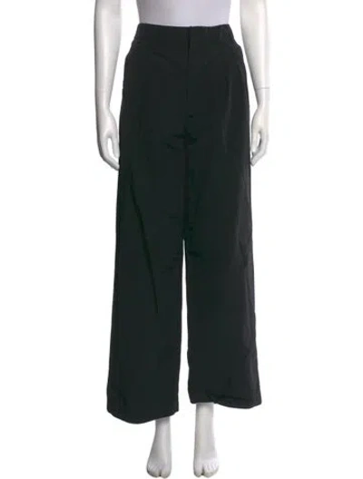 Pre-owned Tibi Wide Leg Pants In Black