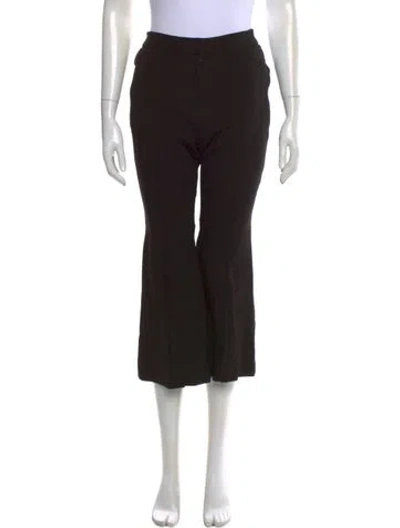Pre-owned Tibi Wide Leg Pants In Black
