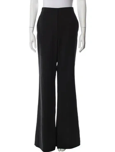 Pre-owned Tibi Wide Leg Pants In Black
