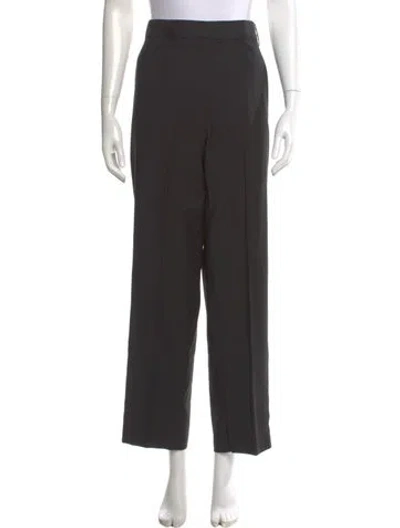 Pre-owned Tibi Wide Leg Pants In Black