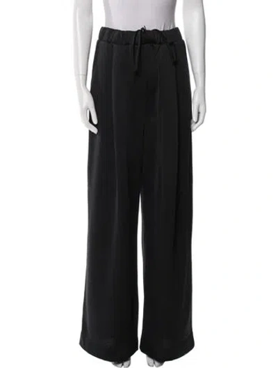 Pre-owned Tibi Wide Leg Pants In Black