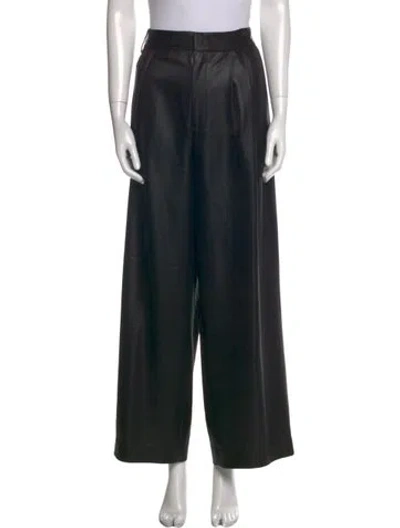 Pre-owned Tibi Wide Leg Pants In Black