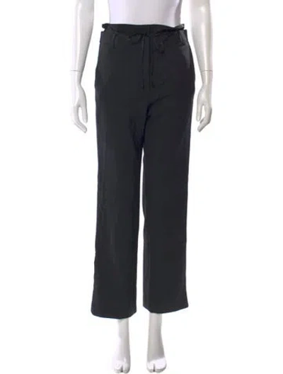 Pre-owned Tibi Wide Leg Pants In Black