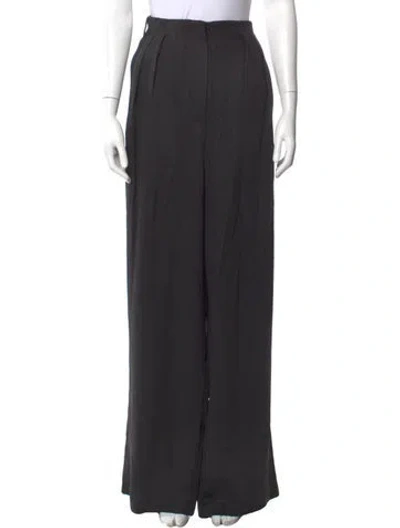 Pre-owned Tibi Wide Leg Pants In Black