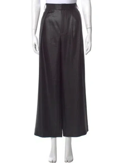 Pre-owned Tibi Wide Leg Pants In Black