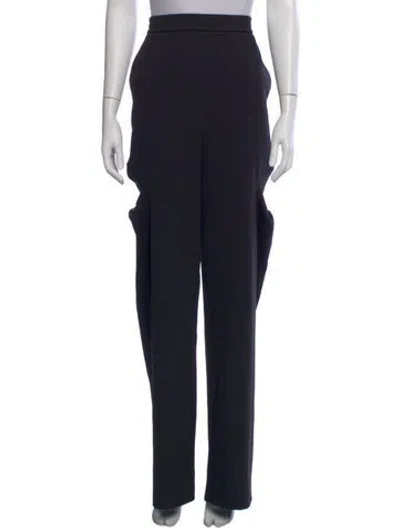 Pre-owned Tibi Wide Leg Pants In Black