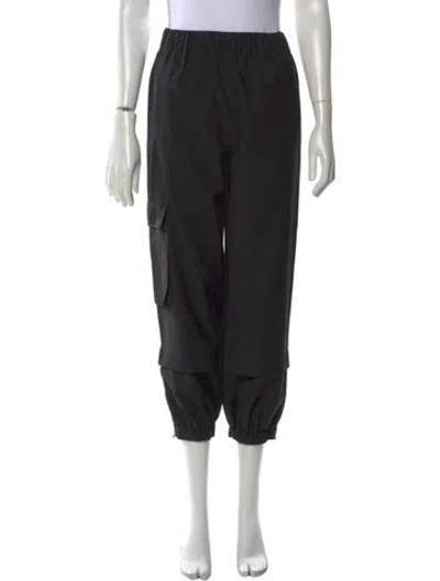 Pre-owned Tibi Wide Leg Pants In Black