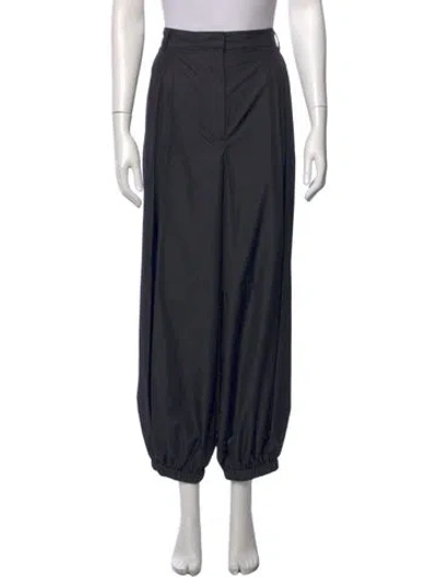 Pre-owned Tibi Wide Leg Pants In Black