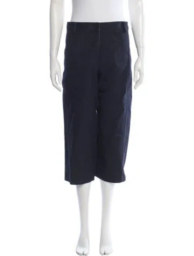 Pre-owned Tibi Wide Leg Pants In Black