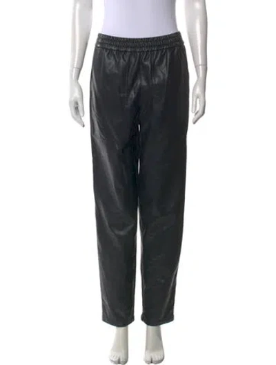 Pre-owned Tibi Wide Leg Pants In Black